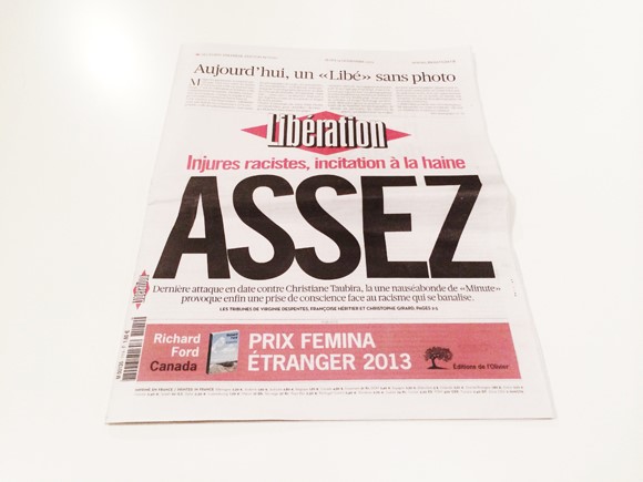Kiállt a fotóriporterek mellett a francia Libération napilap