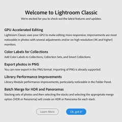GPU támogatást kapott a Lightroom